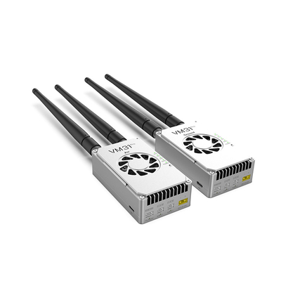 VM31 Video&amp;Data&amp;RC-link heeft twee frequenties optioneel ((800MHz、1.4GHz) met een transmissiereik van 15 km (lucht tot grond).