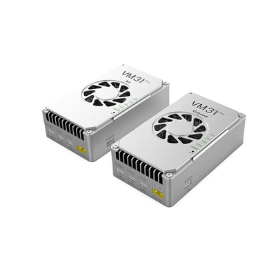 VM31 Video&amp;Data&amp;RC-link heeft twee frequenties optioneel ((800MHz、1.4GHz) met een transmissiereik van 15 km (lucht tot grond).