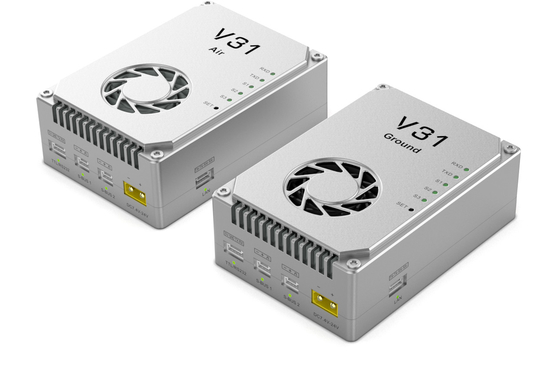 De V31 digitale videoreceiver heeft een transmissieafstand van 30 km en kan worden aangepast aan verschillende zelfmoorddrones