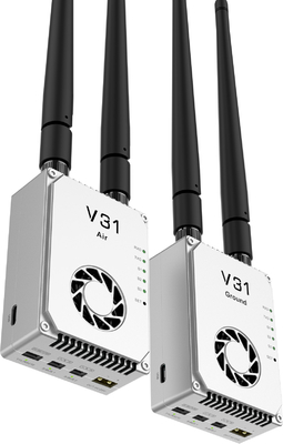 De V31 digitale videoreceiver heeft een transmissieafstand van 30 km en kan worden aangepast aan verschillende zelfmoorddrones